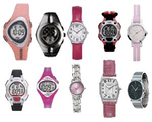 Selection of watches