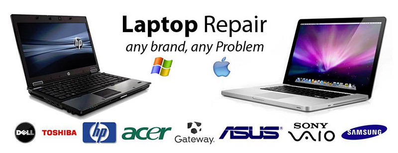 Laptops repaired all makes and models